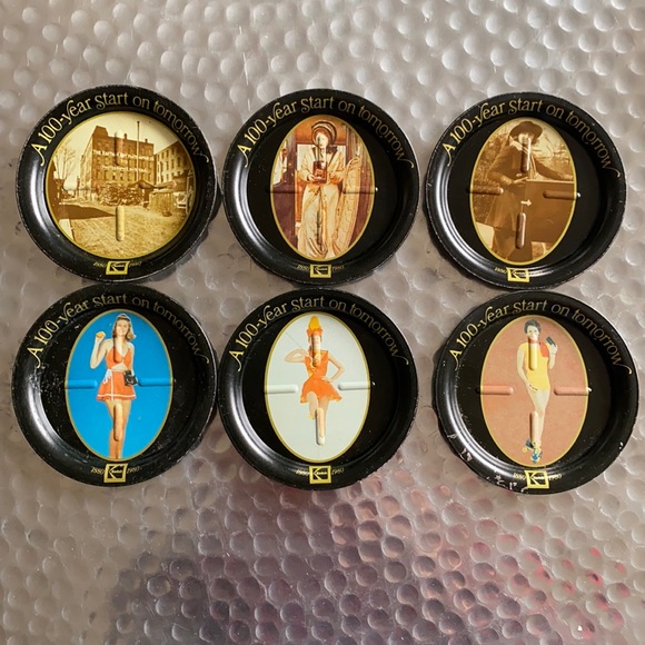 Vintage Kodak Photographic Advertisement Coaster Set - Picture 1 of 8